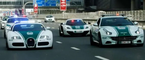 두바이 슈퍼카 경찰차